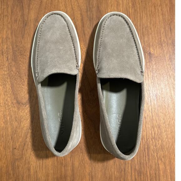 Vince Sonoma Suede Slip-On Shoes Flint Men's Size 9 - Picture 2 of 7